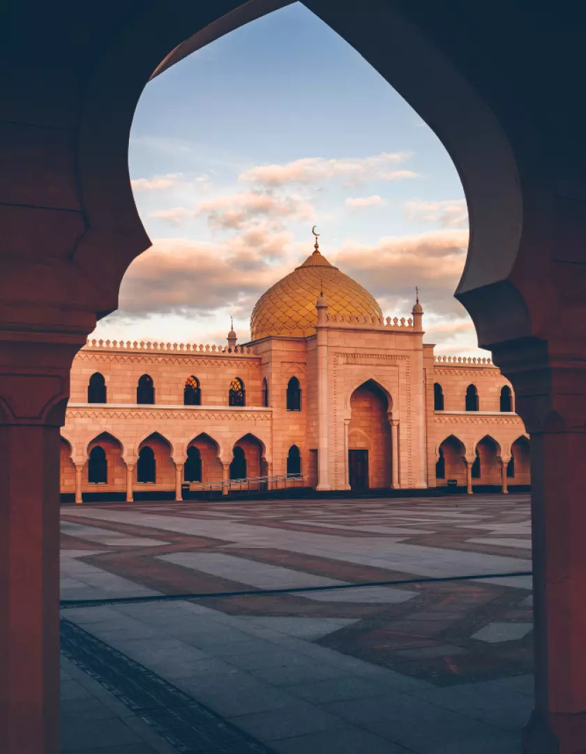 Bild einer großen Moschee