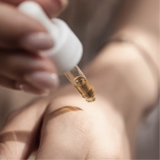 dropper with beauty product
