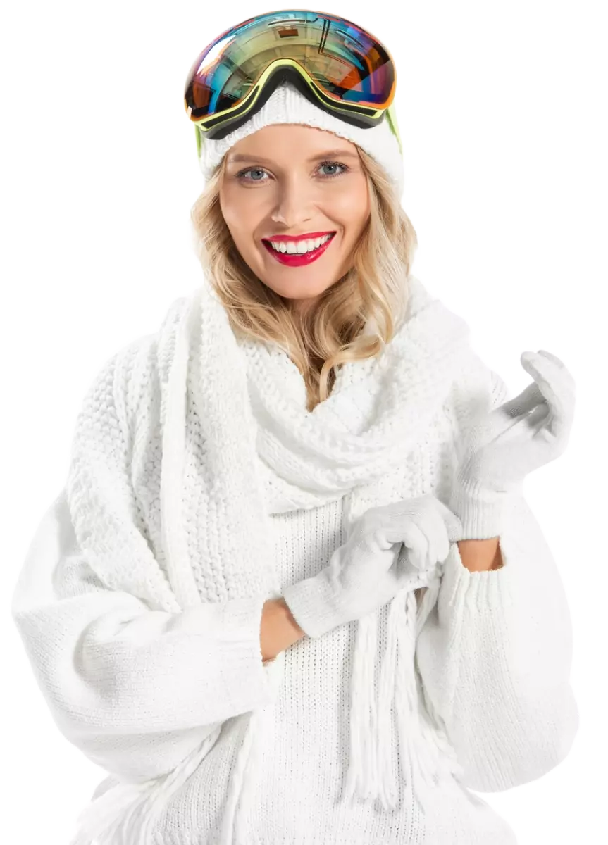 La fille sourit
