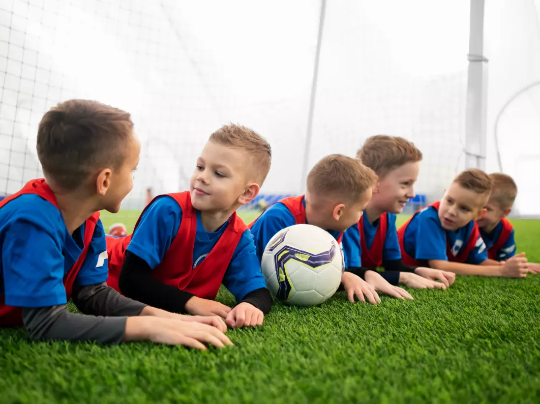 Kids with a ball
