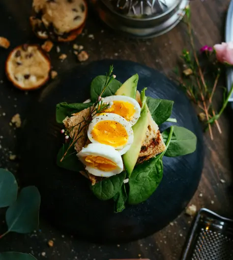Egg toast image