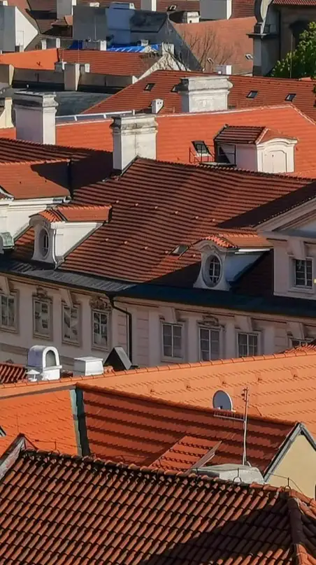Zdjęcie dachów starego miasta
