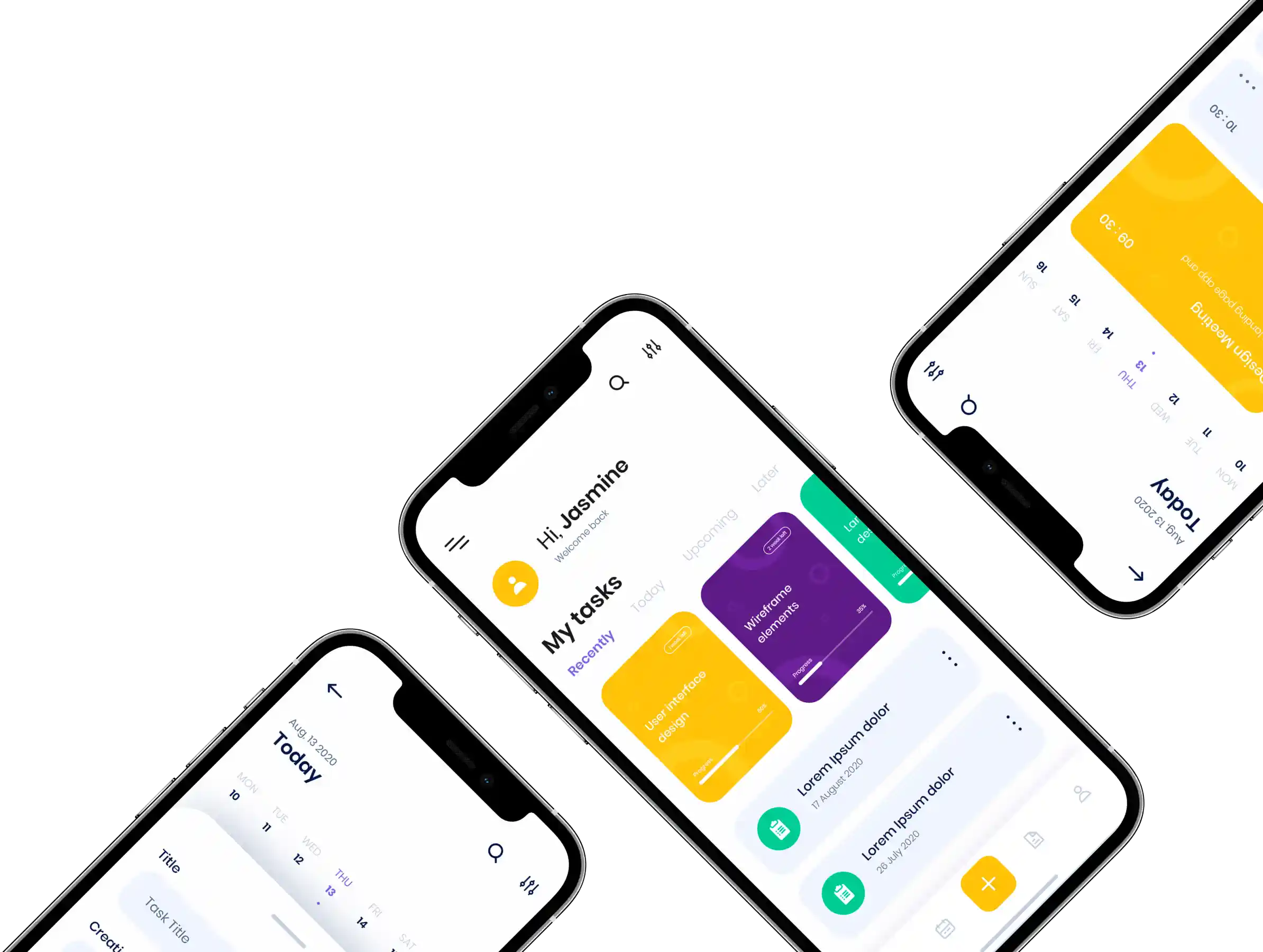 Drei Smartphones