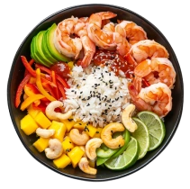 Tropical Shrimp Bowl