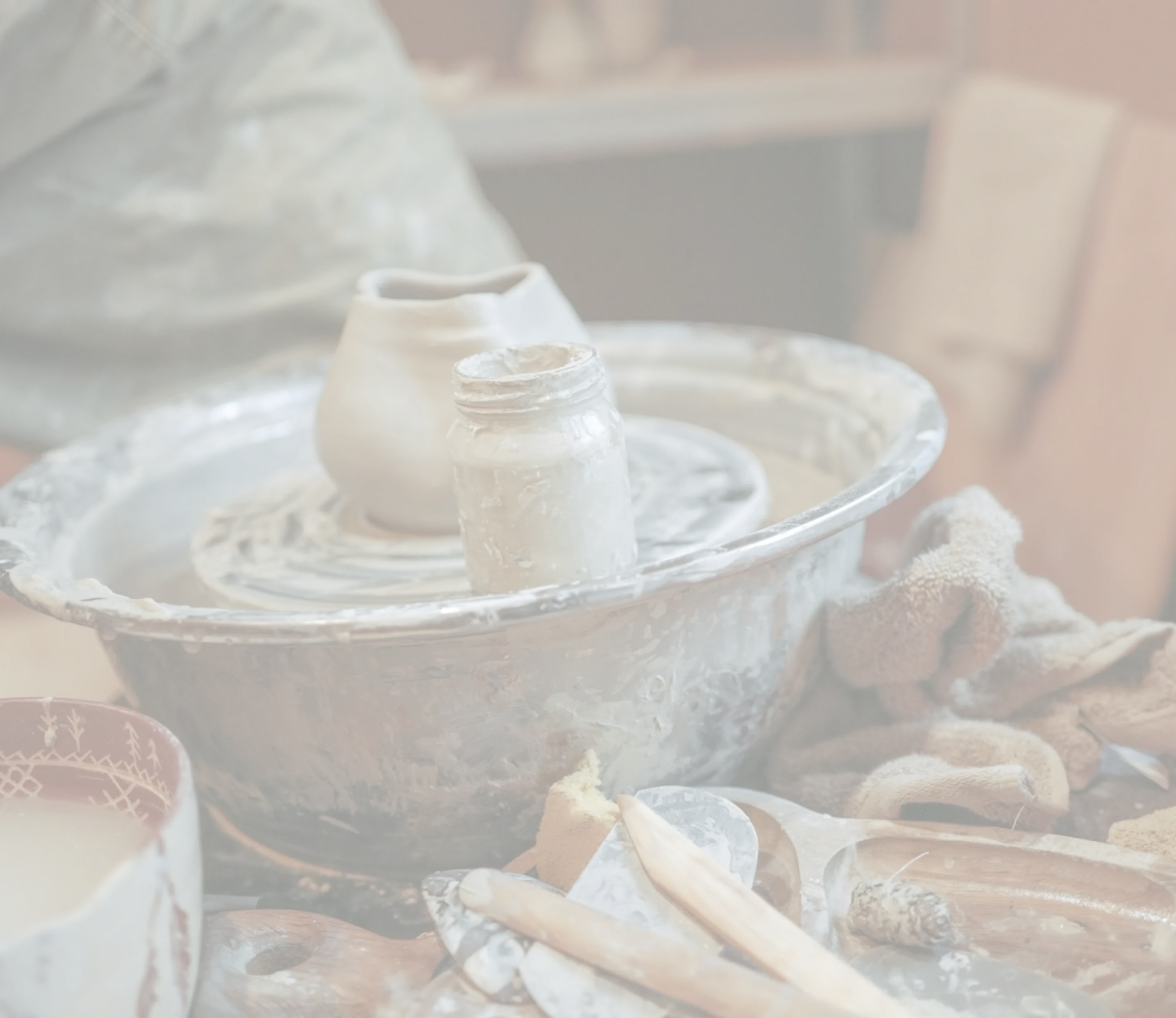 Bowls of paints