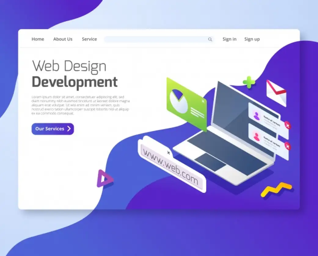 the developer's site is shown